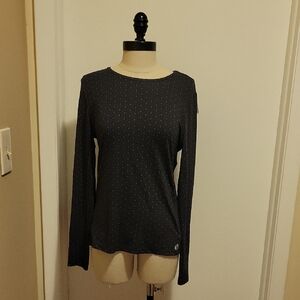 NWT: Hang Ten Women's Black Long Sleeve Sun Tee